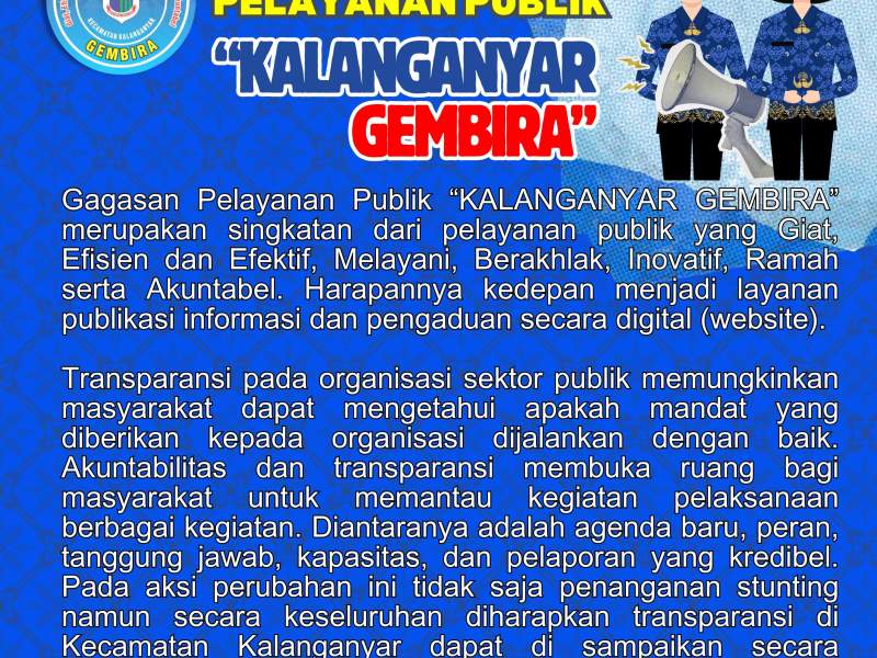PELAYANAN PUBLIK KALANGANYAR GEMBIRA